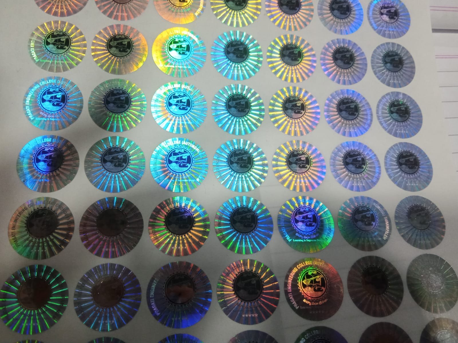 Sheet Form Hologram