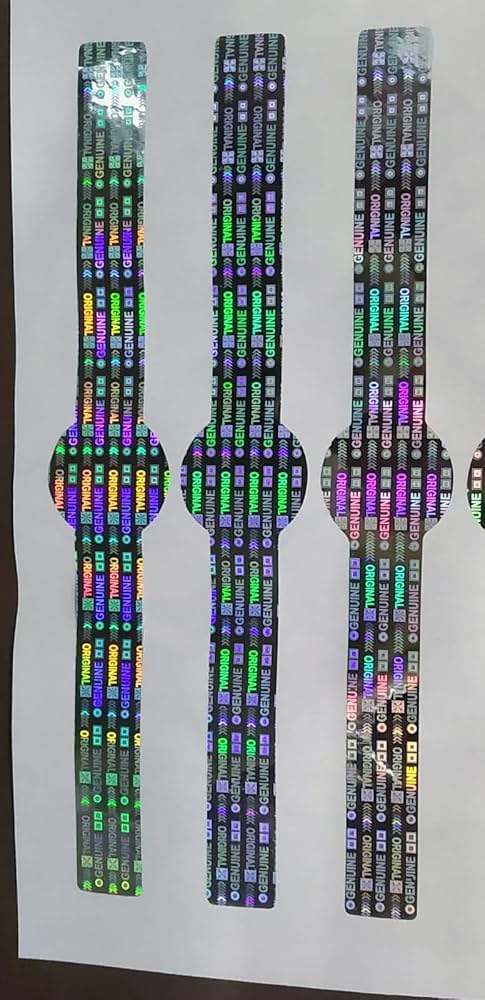 Holographic Strip Labels
